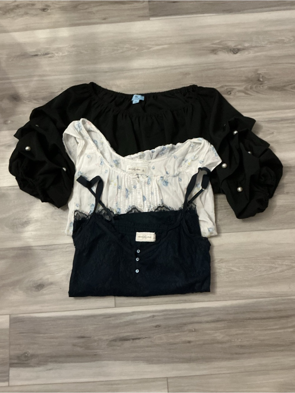 Three size large tops